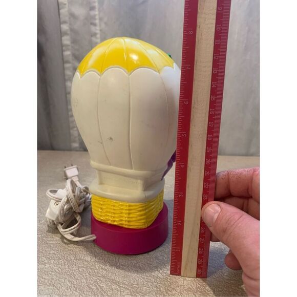 Barney The Dinosaur Air Baloon Lamp Night Light 1992 Lyons Group Works Vintage - Picture 4 of 6